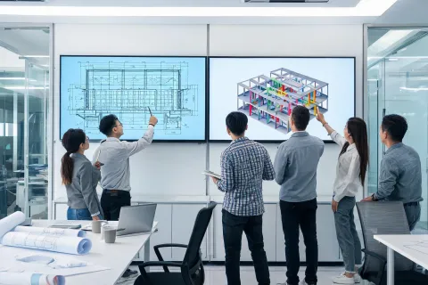 PERI CAD and BIM layout review room