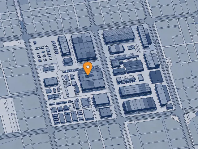 Map illustration of PERI technical center location